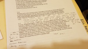I loved her comments so much I saved them.