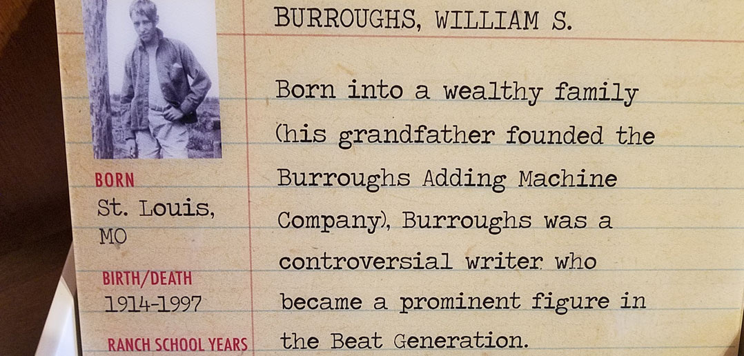 William Burroughs as teenager